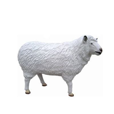 Modern Design Sheep Animal Garden from Plastic Decoration Decoration Sculpture White new