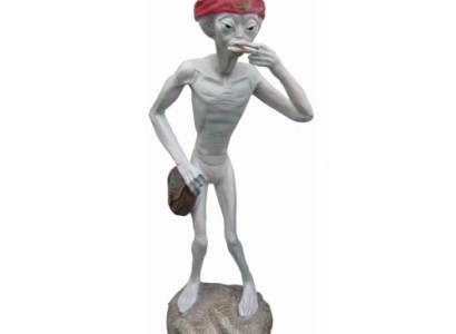 Alien Stoner Funny Decorative Figure Statue Sculpture 132 cm Figures Statues Sculptures