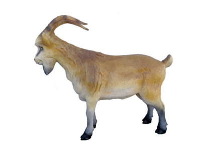 Decorative Goat Statue Garden Figures Statues 106 cm Life Size Figure Plastic