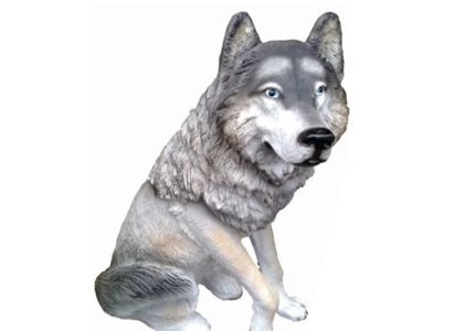 Wolf garden figure animal figures statues decoration decoration new 60cm statue sculpture