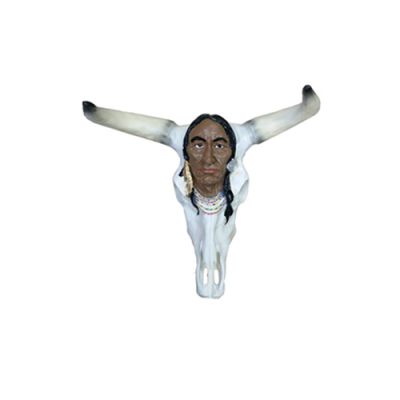 Bull Cattle Skull Decoration Not Real 54cm Wall Design Indian Skull new