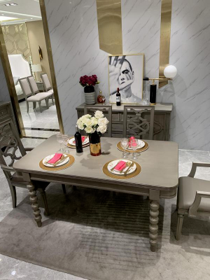 Dining room Table Wood Table Luxury Dining table Design Furniture Wood dining tables 160x90cm