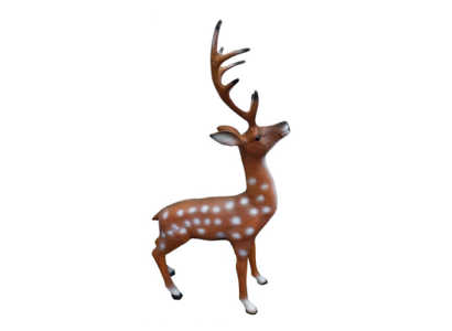 Beautiful decorative modern sculpture of a deer, figure height 75 cm.