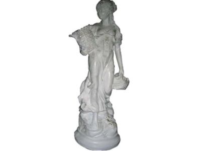 Woman with basket decorative figure statue sculpture 64 cm figures statues sculptures R34