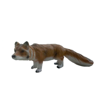 Decoration Garden Plastic Figures Hand Painted Figure Statue Fox 35cm Statues