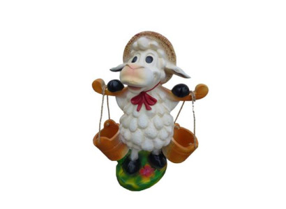 Modern design sheep animal garden from 40 cm decoration decorative sculpture