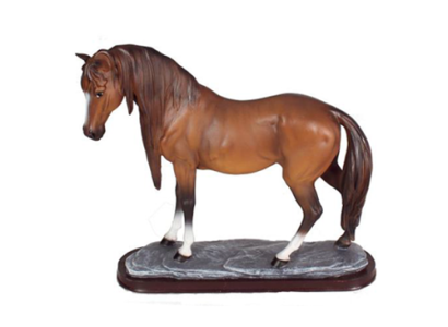 Horse figure abstract figures statues modern colorful painted new 38cm statue