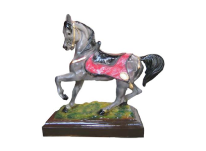 Horse figure abstract figures statues modern colorful painted new 42cm statue