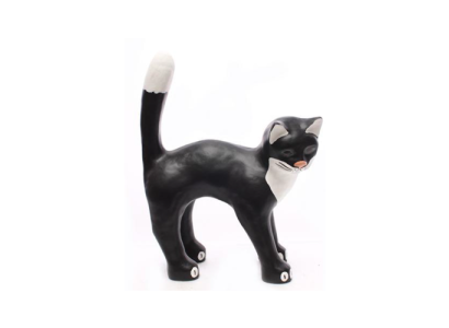 Cats 40cm Figure Statue Garden Decoration Sculpture Decorative Sculptures