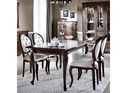 Dining table Furniture Dining room Tables 130x100 Brown Table Wooden Table Wood