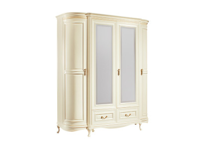 Classic Cabinets Wardrobe wall unit Wardrobe - Model V-Wardrobe -4D-G
