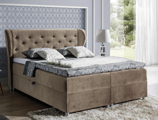 Bed Upholstered bed Box spring bed Polyester Beds Double bed Marriage bed Bed frame
