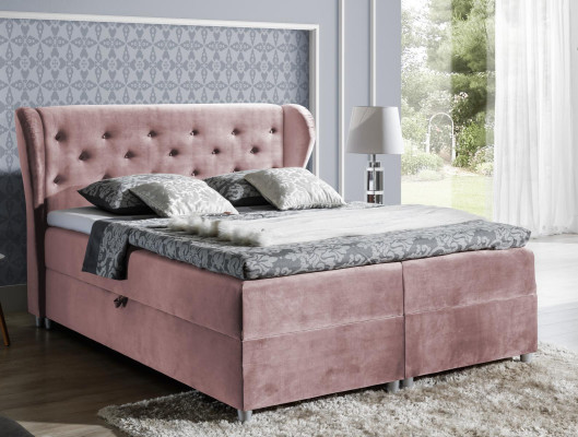 Bed Upholstered bed Box spring bed Polyester Beds Double bed Marriage bed Bed frame