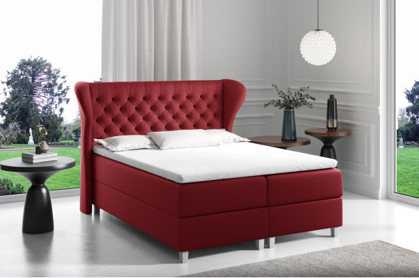 Bed Chesterfield boxspring Furniture Beds king size velvet hotel new Bedroom