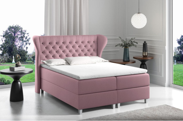 Bed Chesterfield boxspring Furniture Beds king size velvet hotel new Bedroom