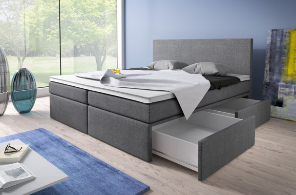 Box spring bed double hotel luxury bedroom beds complete sets mattress new