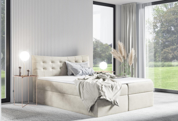 Bed bed base box spring bed Bedroom Upholstery Design Double Hotel 180x200