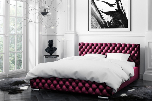 Upholstered bed 180x200 Double bed Hotel Modern Bed Bedroom Beds Bed frame
