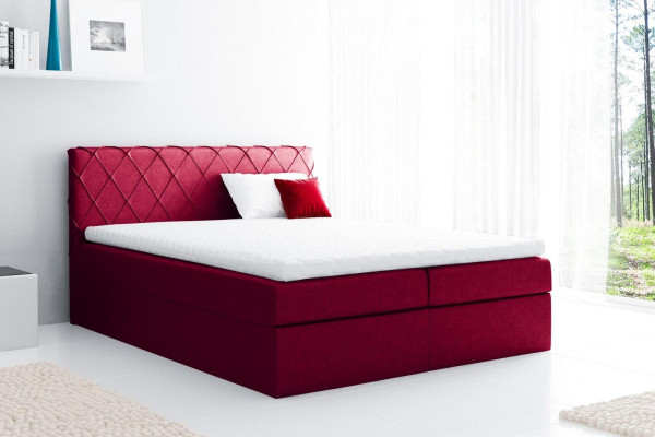 Box spring bed Double bed Marriage bed Bed frame Bed Upholstered bed Beds 200x200cm
