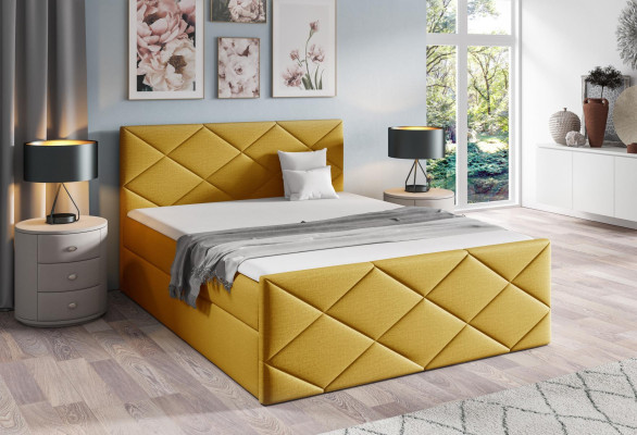 Bed bed base box spring bed 180x200 Bedroom Design Double Modern