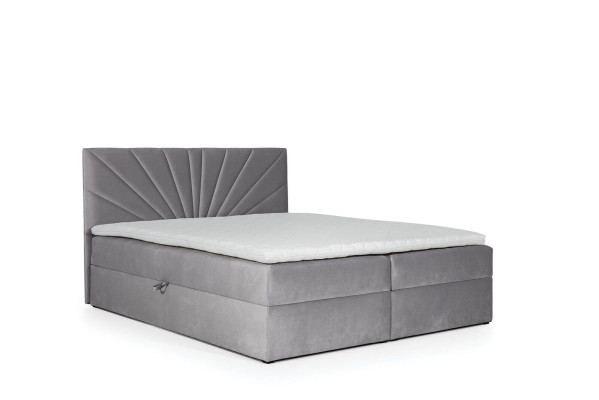Box spring bed Double bed Bed with bed base Married bed Beds Upholstered bed Red new