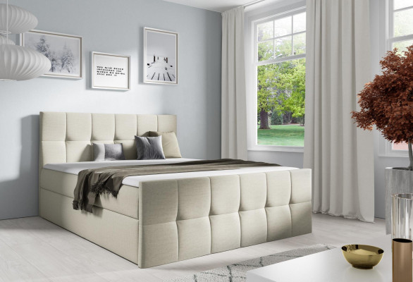 Bed bed base box spring bed Bedroom Upholstery Design Double Modern