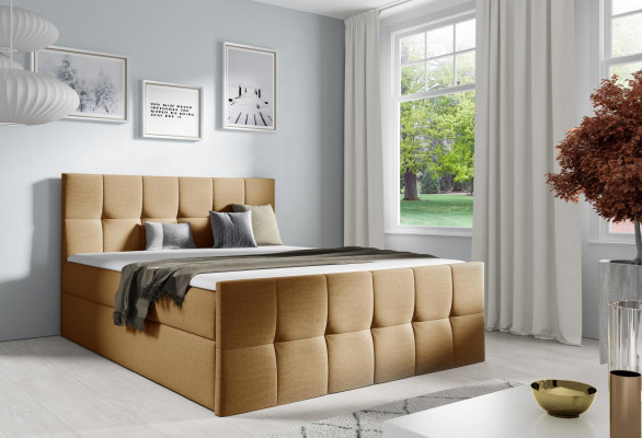 Bed bed base box spring bed Bedroom Upholstery Design Double Modern