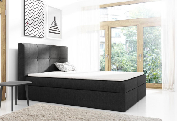 Box spring bed design double hotel modern bed bedroom beds 160cm