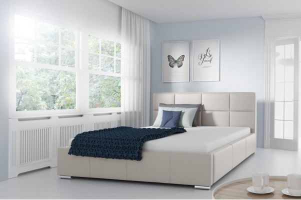 Double Bed Padded Beds Leather Bed Design Luxury Furniture 200x200 Bed Frame