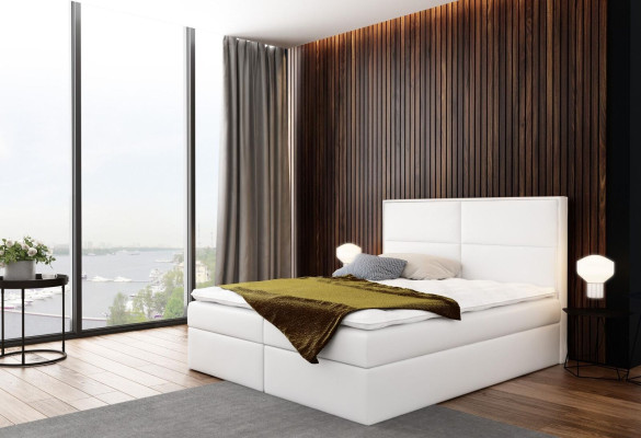 Bed with bed base Upholstered bed Box spring bed design double Hotel Bedroom
