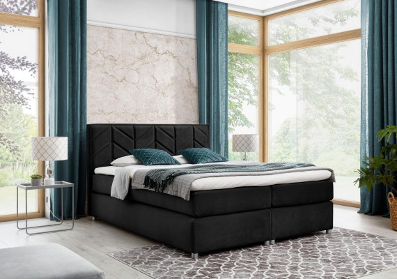 Bed bed base box spring bed Bedroom Upholstery Design Double Hotel Modern