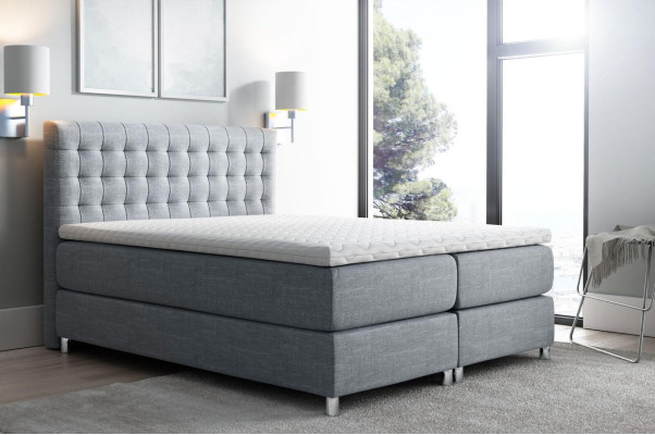 Box spring bed Double bed Marriage bed Bed frame Bed Upholstered bed Beds Polyester