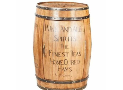 Barrel Wine Rack Home Bar Vintage Wood Bar Table Wood Cabinets Round new