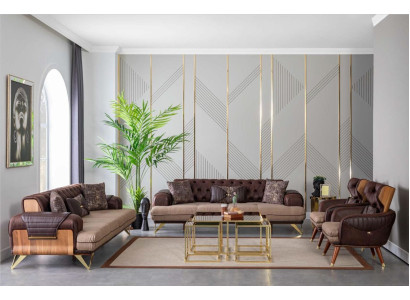 Chesterfield sofa set set 4 pieces. Upholstery Furniture Sofa Couch Couch Set