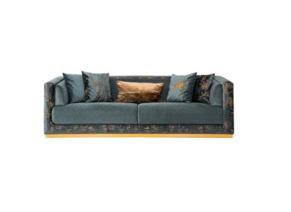 Green Three Seater Couch Sofa Furniture Upholstery Furnishings Couches Sofas new