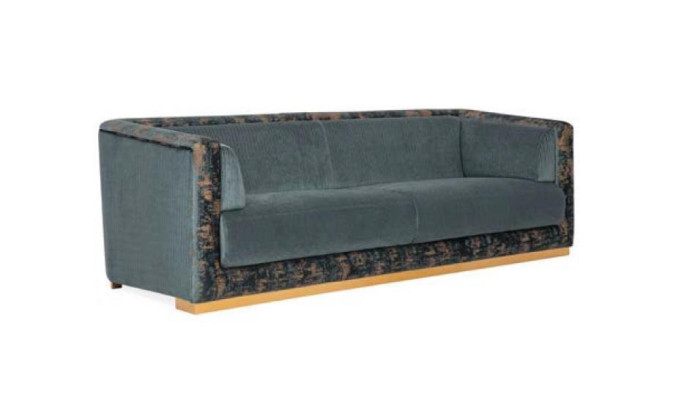 Green Three Seater Couch Sofa Furniture Upholstery Furnishings Couches Sofas new