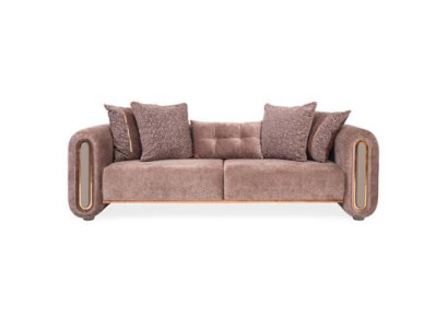 Three Seater Beige Couch Sofa Furniture Furnishings Couches Sofas Upholstery