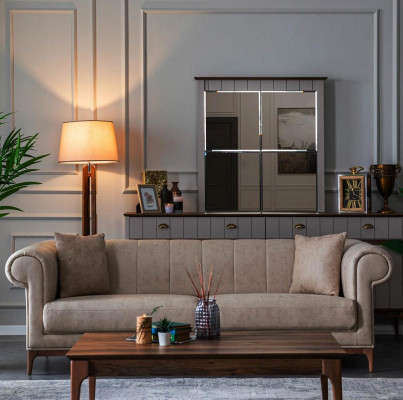 Three Seater Comfortable Sofa Italian Design Couches Furniture Sofas Couch