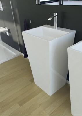 Modern Basin Washbasin Acrylic Stand Bathroom Freestanding Washbasin