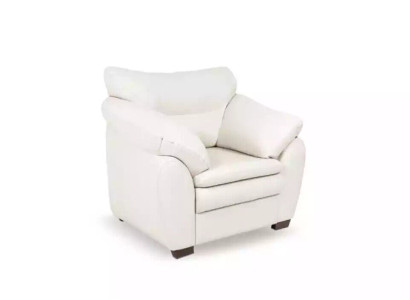 White Armchair Study room furniture Office upholstered armchair Textile Seater