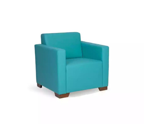Armchair Study room Blue Seat Office Furniture Upholstered armchair new Textile