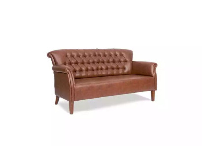 Luxury Three Seater Chesterfield Couch Brown Seating Furniture Modern Sofas