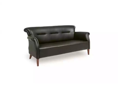 Modern Black Three Seater Study Room Sofas Office Furniture Set