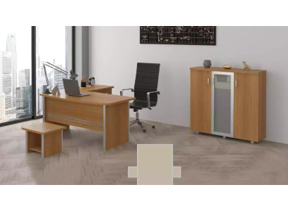Complete's Office furniture set, filing cabinets, corner desk furniture, 3 pieces