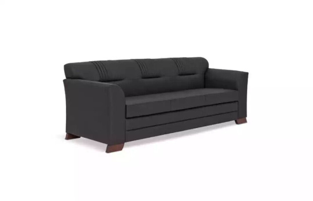 Textile Sofa Luxury Three Seater Upholstered Couch Study room Furnishings Office