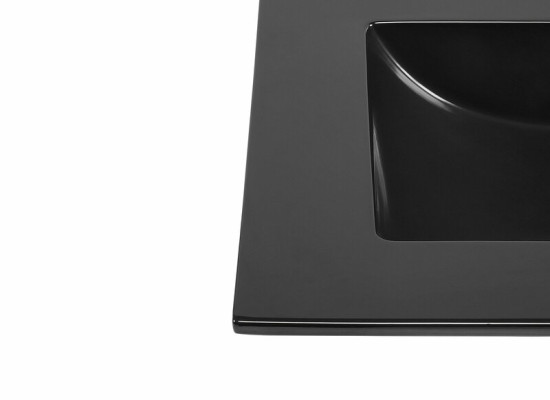 Ceramics Washbasin Washbasin Built-in Black Plate Design Basin