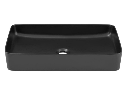 Black Ceramics Top Table Plate Washbasin Washbasin