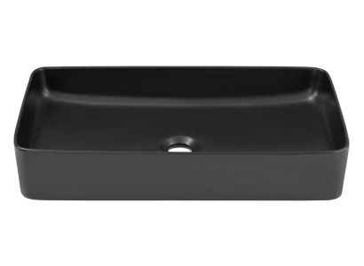 Black Ceramics Top Table Plate Washbasin Washbasin