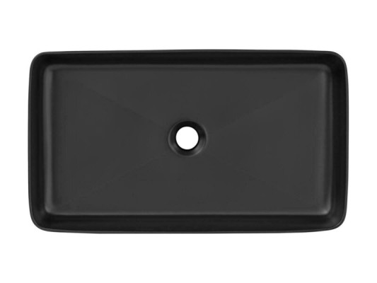 Black Ceramics Top Table Plate Washbasin Washbasin