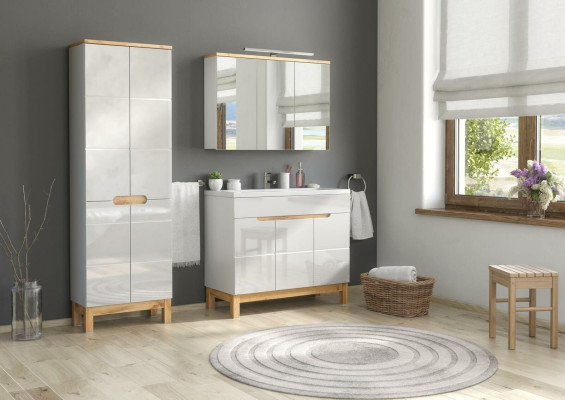 Design Bathroom Furniture Bathroom Set Suite Wardrobe Washbasin Bathroom furniture sets 3 pieces.